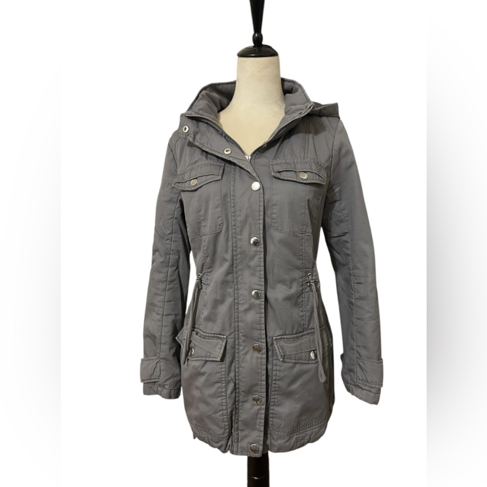 New York & Company anorak jacket. Color: Grey. Size: M.